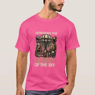 T-shirt Honorer L'Héritage De Sky Skydiver Freefallin
