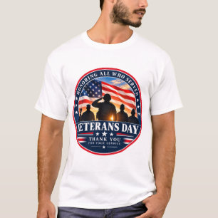 T-shirt Honorer tous ceux qui ont servi la Journée des vét