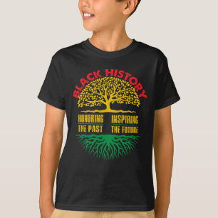 T-shirt Honoring Past Inspiring Black History Month
