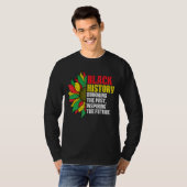 T-shirt Honoring Past Inspiring Future African Black Hist (Devant entier)