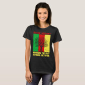 T-shirt Honoring Past Inspiring Future Black History Month (Devant entier)