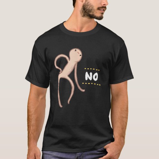 T-shirt Honte Blob Dit Non (Devant)