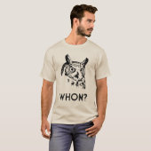T-shirt Hoo Qui Est Le Chouette De La Grammaire (Devant entier)
