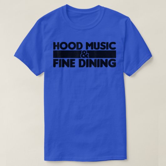 T-shirt Hood Music And Fine Dining 1111 (Design devant)