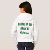 T-Shirt Hoodie pullover foto naam kind kerst (Achterkant volledig)