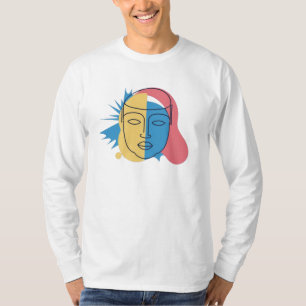 T-shirt/ hoodies/ Sweatshirt Gezicht omtrek kunst