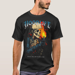 T-shirt HoodLife Skeleton Welder Art pour Welders & Pipeli