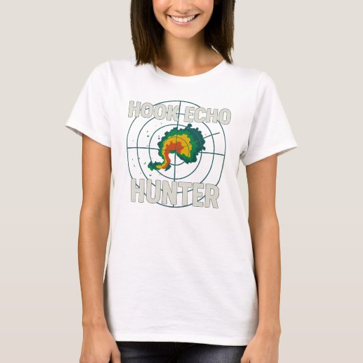 T-shirt Hook Echo Hunter | Tempête Chaser Radar Météo (Devant)