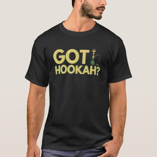 T-shirt Hookah Bar Et Waterpipe (Devant)