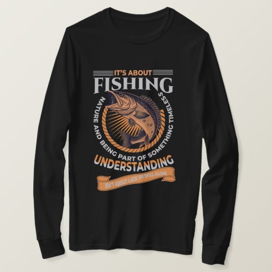 T-shirt Hooked on Fishing (Design devant)