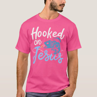 T-shirt Hooked On Jesus Bass Fishing