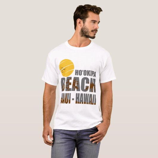 T-SHIRT HO'OKIPA BEACH MAUI HAWAII (Devant entier)
