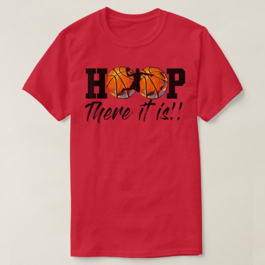 T-shirt Hoop There it's College March Basketball Folie  (Design devant)
