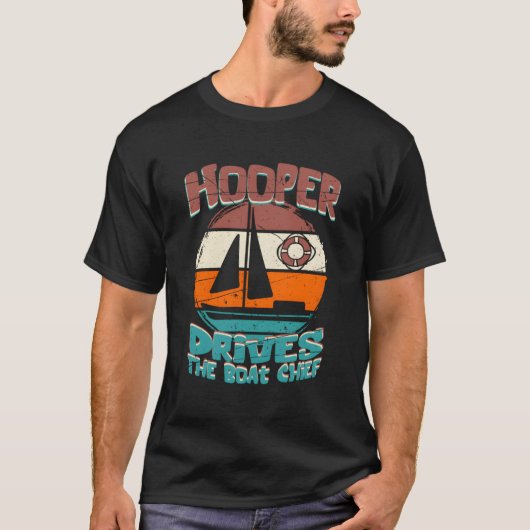T-shirt Hooper Conduit Le Chef De Bateau (Devant)