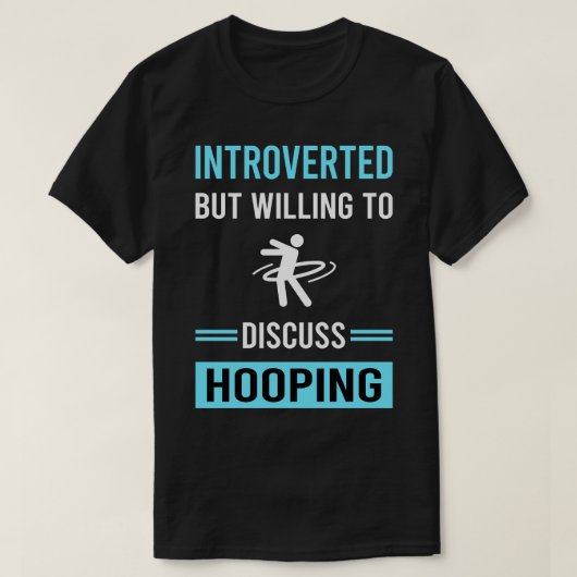 T-shirt Hooper de hoop Hooping introduit (Design devant)