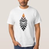 T-shirt Hoopoe Bird Art Abstrait (Devant)