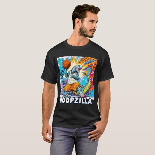 T-shirt Hoopzilla : Le Dunk Ultimate (Devant entier)