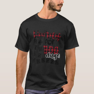 T-shirt Hooray For 100 Days Buffalo Plaid Happy