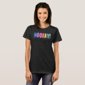T-shirt Hooray Kindergarten Enseignant élémentaire Co (Devant entier)