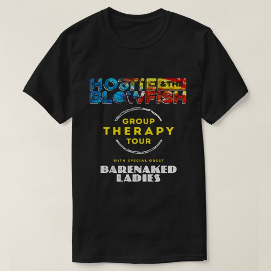 T-shirt Hootie The Blowfish Group Therapy Tour 2019 2020 (Design devant)