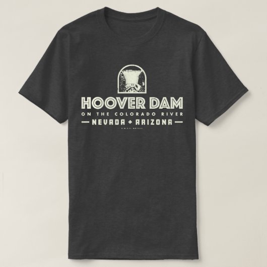T-shirt Hoover Dam Tan (Design devant)
