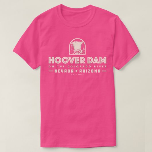 T-shirt Hoover Dam Tan (Design devant)