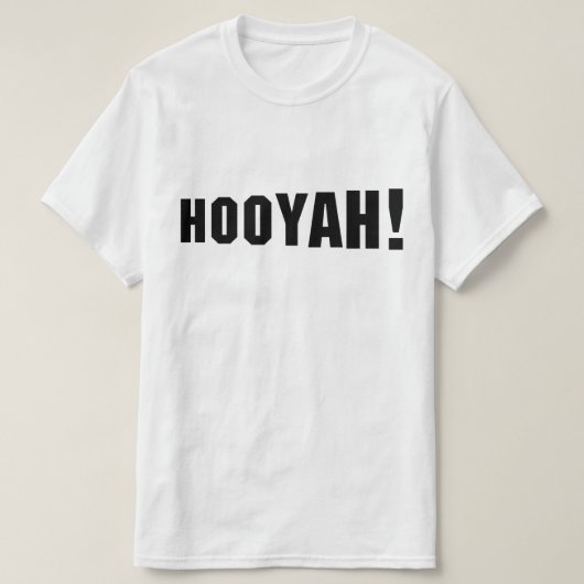 T-SHIRT HOOYAH ! (Design devant)