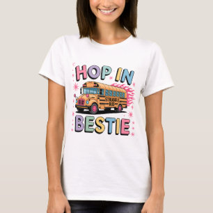 T-shirt Hop In Bestie Shirt   Drôle Lutte autour de l'arbr
