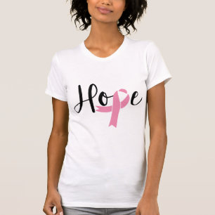 T-shirt Hope Pink Ribbon Sensibilisation au cancer