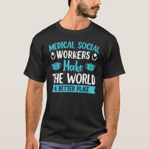 T-shirt Hôpital de travail pour travailleurs sociaux Médic