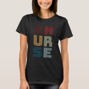 T-shirt Hôpital du certificat d'infirmière de la LPL et Vi