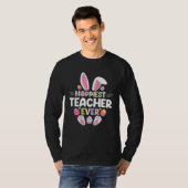 T-shirt Hoppiest Teacher Ever Easter  Happy Easter Day (Devant entier)