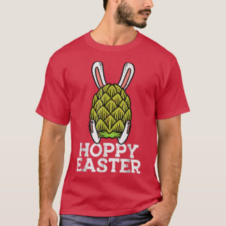 T-shirt Hoppy Hops Funny Hops Bunny Craft Homebrew Plante