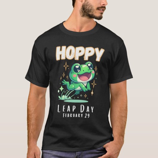 T-shirt Hoppy Leap Day 29 février (Devant)