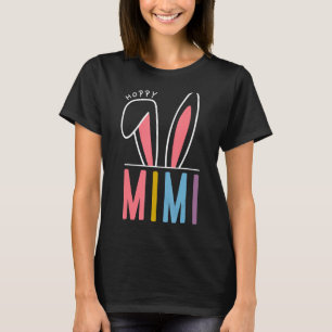 T-shirt Hoppy Mimi Mimi mignonne Pâques Oreilles Joyeuses