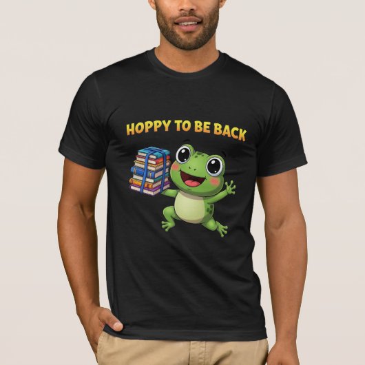 T-shirt Hoppy to be Back Frog (Devant)