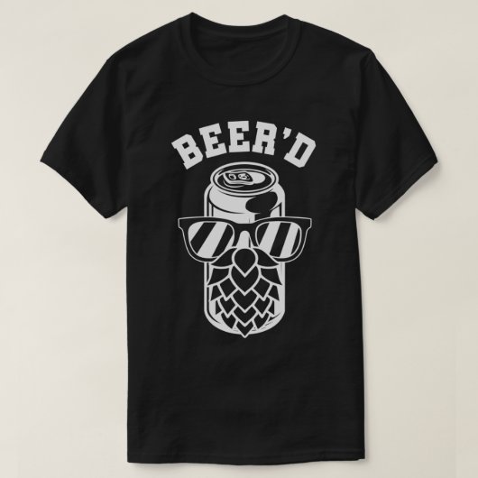 T-shirt Hops Bier Bier Alcool Boire Boire Peut Bière (Design devant)