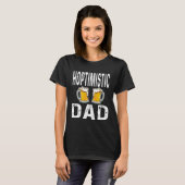 T-shirt Hoptimiste Papa Père Funny Bière Amateur Boisson H (Devant entier)