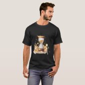 T-shirt Horaire sablonneuse Symbolisme horloge Idée Creati (Devant entier)