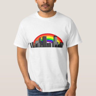 T-shirt Horizon d'arc-en-ciel de Minneapolis