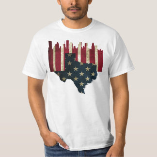 T-shirt Horizon de drapeau de Houston, le Texas