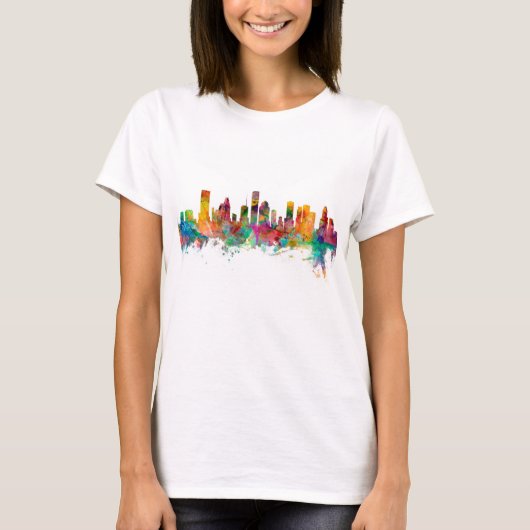 T-shirt Horizon de Houston le Texas (Devant)