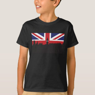 T-shirt Horizon de Londres le drapeau britannique