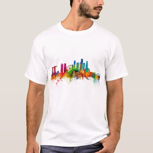 T-shirt Horizon de Singapour (Devant)