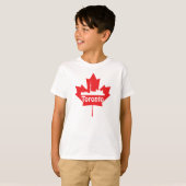 T-shirt Horizon de Toronto et feuille d'érable (Devant entier)