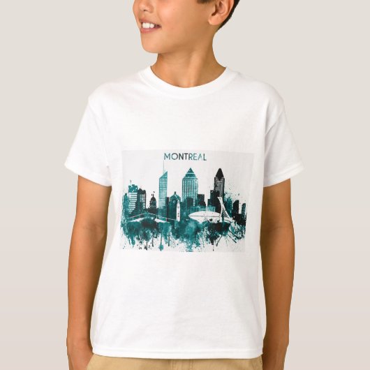 T-shirt Horizon de ville de Montréal (Devant)