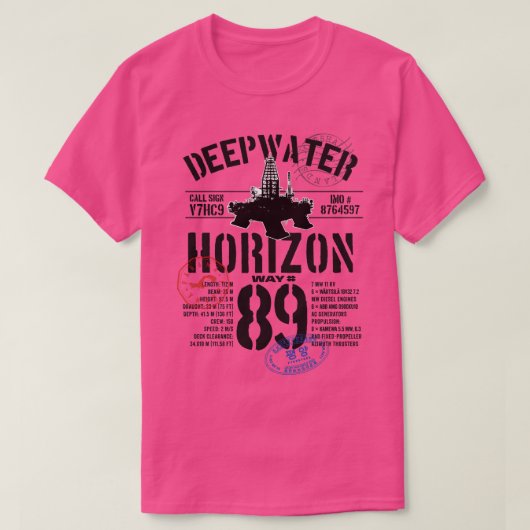 T-shirt Horizon Deepwater (Design devant)