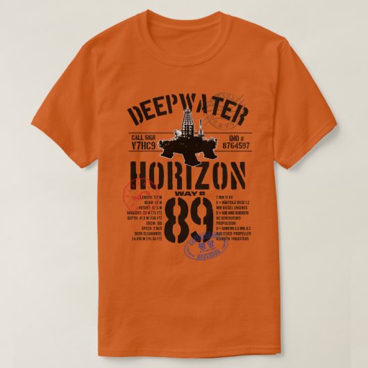 T-shirt Horizon Deepwater (Design devant)