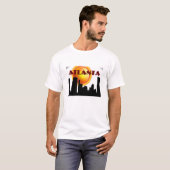 T-shirt Horizon et soleil d'Atlanta (Devant entier)