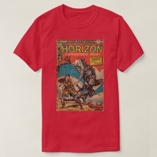 T-shirt Horizon Forbidden West couverture fan art (Design devant)